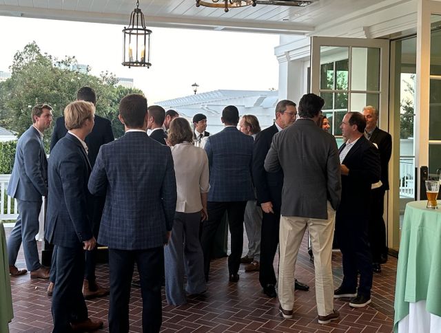 Alumni gathering at the LA Country Club